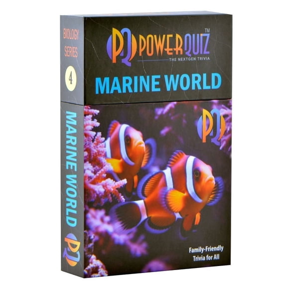 Marine World Biology Trivia Game for Kids, Teens & Adults | Volume 4 of the Biology Series