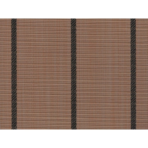 Marine Woven Vinyl Flooring / Padding - 308 Teak w/ Black Stripes - 8.5'x20'