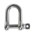 thumbnail image 1 of MarineNow 316 Marine Stainless Steel D-Shackle Choose Size and Quantity (12 mm (1/2"), 01-Pack), 1 of 2
