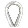 thumbnail image 1 of MarineNow Extra Heavy Duty Wire Rope Thimble 316 Stainless Steel (3/16", 05-Pack), 1 of 4