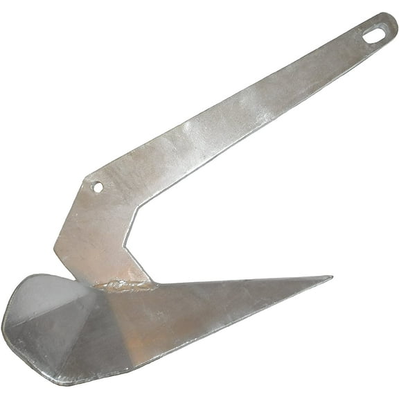 MarineNow Galvanized Delta Style Anchor (55 lb (25 kg))