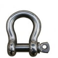 thumbnail image 1 of MarineNow US Type 316 Stainless Steel Bow Shackle with Over Size Screw Pin for Anchor, Towing, Off Road Recovery (0.625" 5/8" with 3/4" Pin 3.3T WLL, 01-Pack), 1 of 2