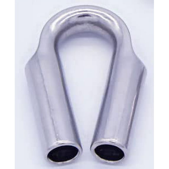 MarineNow Wire Rope Tube Thimble 316 Stainless Steel (12mm (1/2"), 100-Pack)