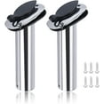 thumbnail image 1 of Marinebaby 2Pack Stainless Steel Fishing Rod Holder Flush Mount 15 Degree with PVC Cap, Inner Tube and Gasket, 1 of 8