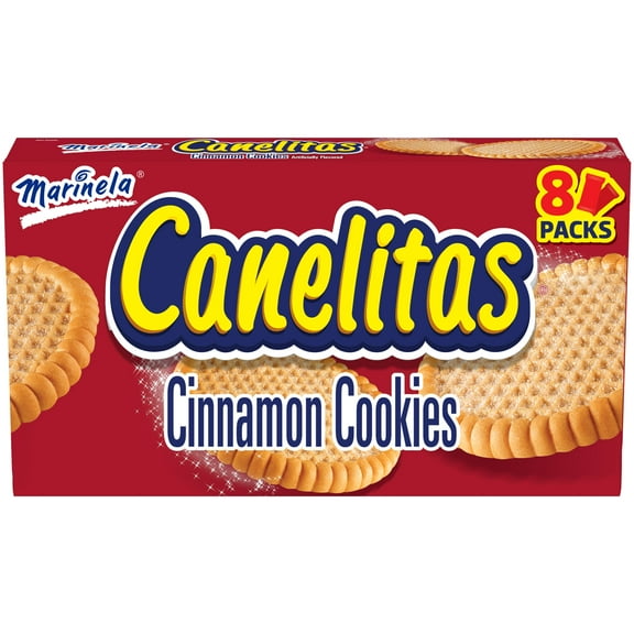 Marinela Canelitas Cinnamon Cookies, 8 packs, Cookies, 16.96 oz (Pack of 2)