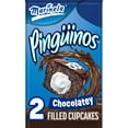 thumbnail image 1 of Marinela Pingüinos Chocolatey Filled Cupcakes, 2 Count, Crème-filled Chocolate Snack Cakes, 2.82 oz Bag, 1 of 8