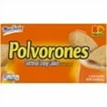 thumbnail image 1 of Marinela Polvorones, Orange Artificially Flavored Shortbread Cookies, 8-Pack, 1 lb 4.88 Ounces (Pack of 6), 1 of 3