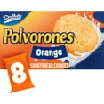 thumbnail image 1 of Marinela Polvorones Orange Shortbread Cookies, 8 count, Snack Cakes, 20.88 oz Box, 1 of 8