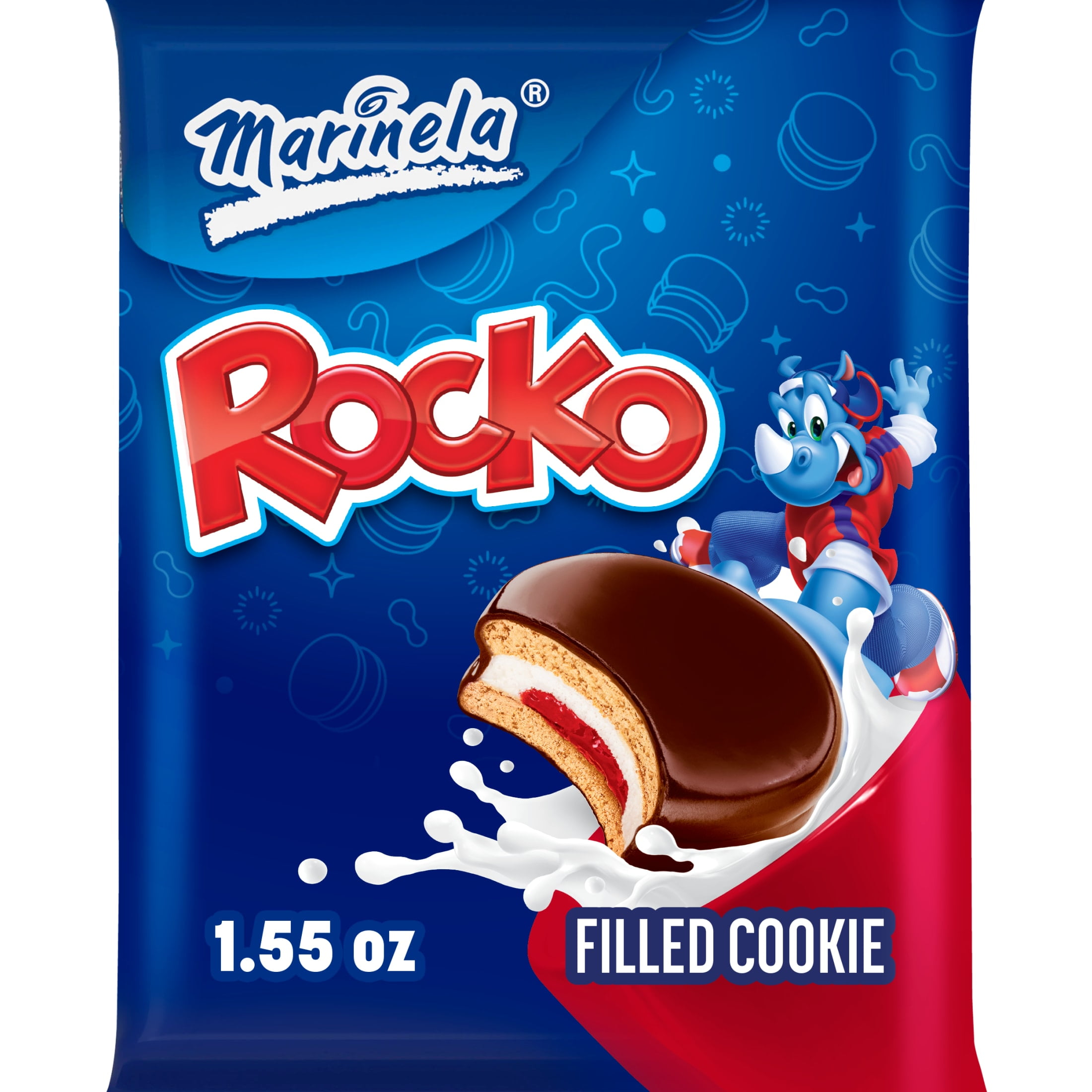 Marinela Rocko Chocolate and Marshmallow Filled Cookie, 1.55 oz