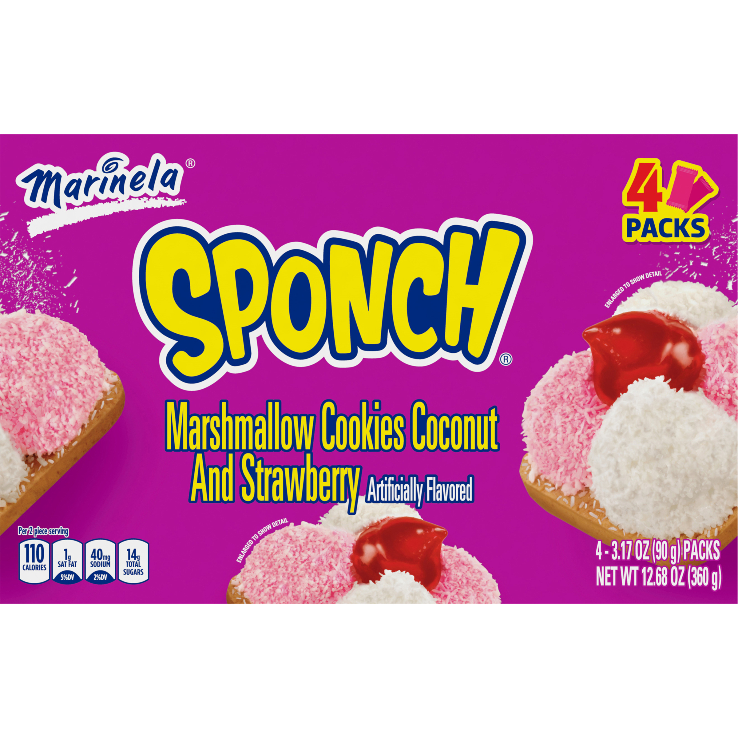 Marinela Sponch Marshmallow Cookies, 4 count, 12.68 oz - image 1 of 7