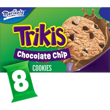 Marinela Trikis Chocolate Chip Cookies, 8 packs, Cookies, 14.11 oz Box