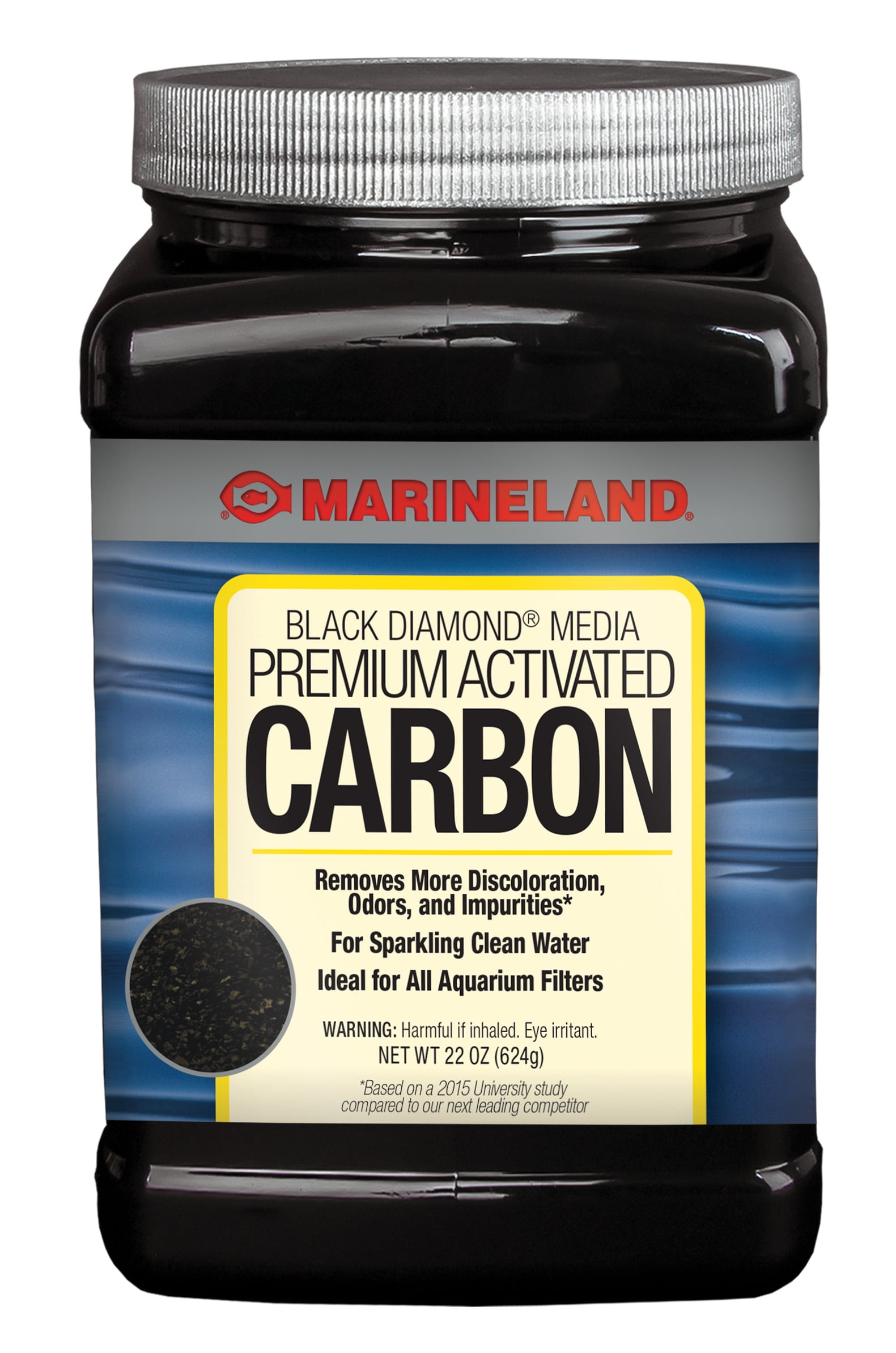 Marineland Black Diamond Premium Activated Carbon, Filter Media for Aquariums, 22 oz
