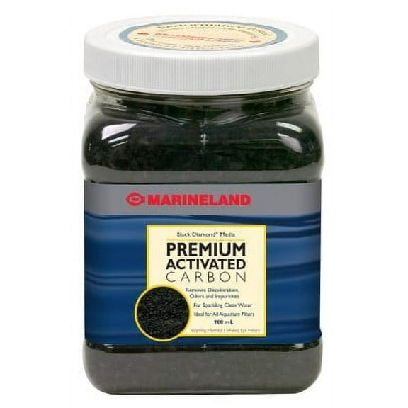 Marineland Black Diamond Premium Activated Carbon Filter Media for Aquariums, 40 oz