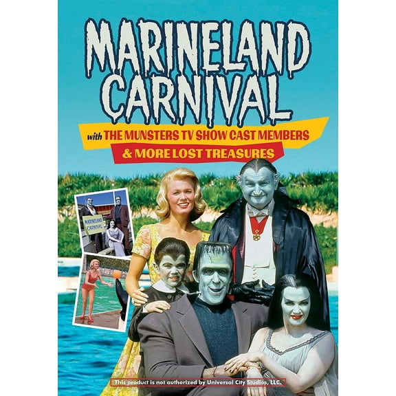 Marineland Carnival With the Munsters TV Show Cast Members