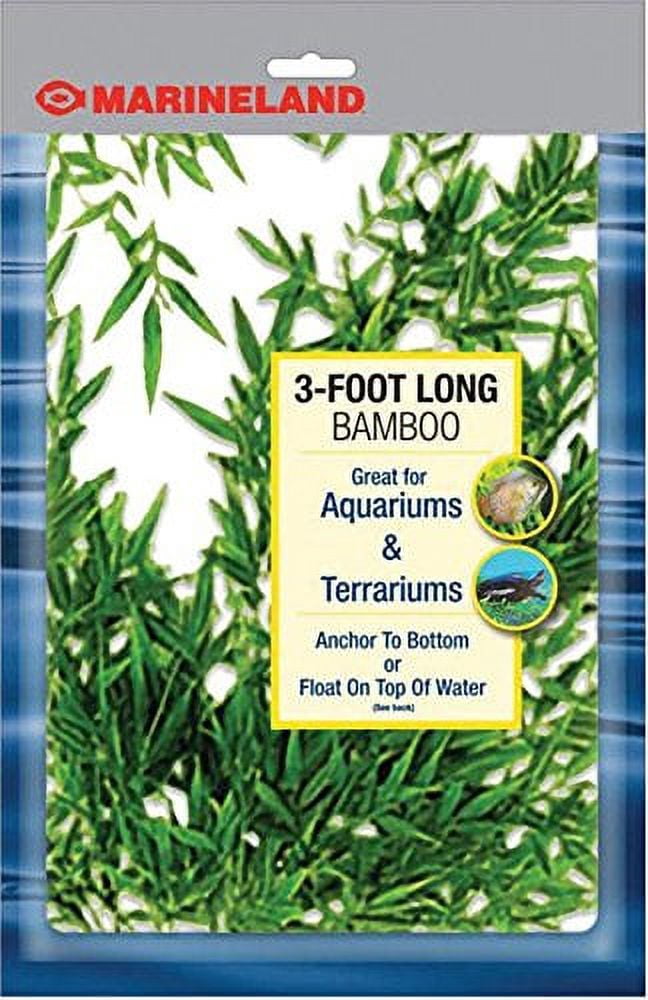 Marineland Plastic Bamboo 3 feet, Décor for Aquariums and Terrariums
