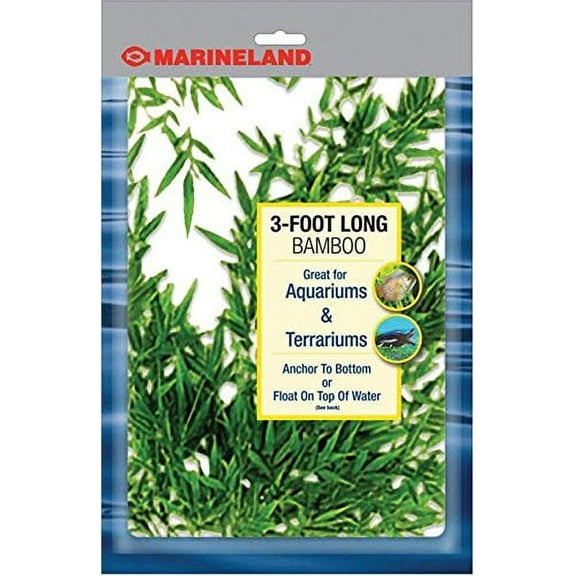 Marineland Plastic Bamboo 3 feet, Dcor for Aquariums and Terrariums