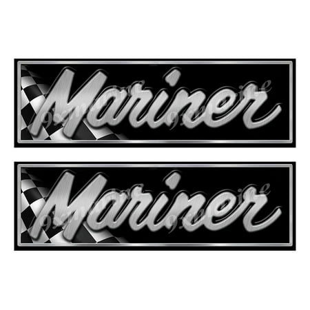 Mariner Boat Classic Racing 10" long Stickers