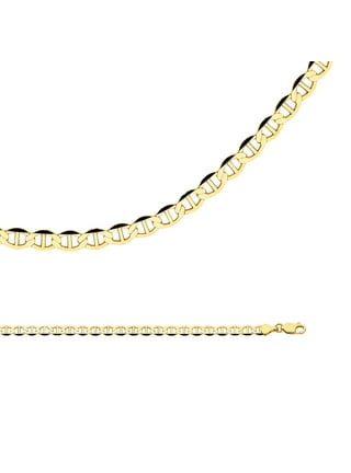 Solid 22K Yellow Gold Cable Anchor Link Chain 66964