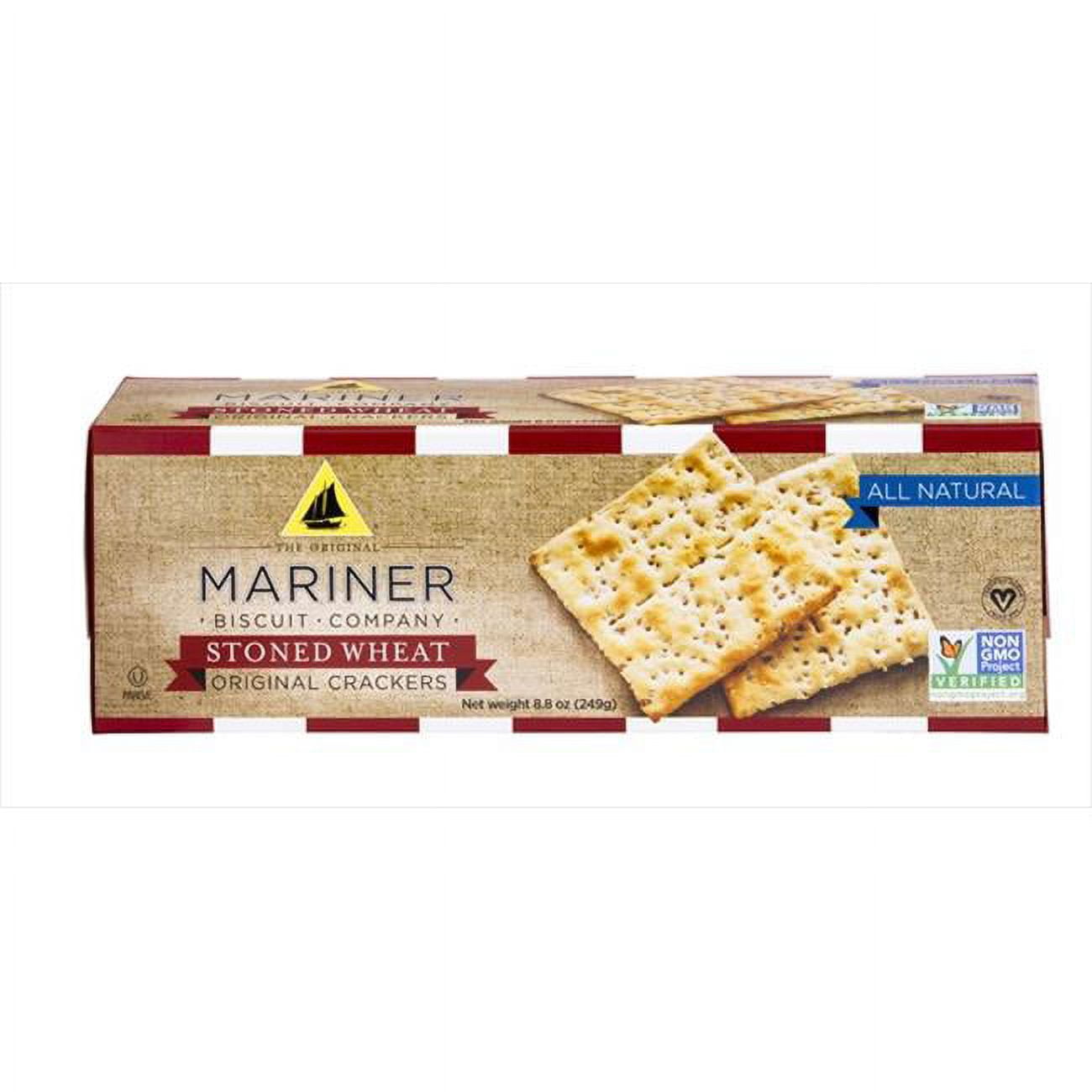 Mariner Stoned Wheat Original Crackers Case of 12