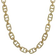Mariner Tennis Link CZ Hip Hop Iced Out Chain