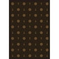 thumbnail image 1 of Mariner s Tale Chocolate 5 ft.4 in. x 7 ft.8 in.  WearOn Nylon Machine Tufted- Cut Pile Whimsy Rug, 1 of 1