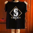 thumbnail image 1 of Mariners ALCS Bound 2025 Baseball Retro Graphic Sports Tee Fan Graphic Tee,for unisex up to 5XL, 1 of 2