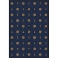 thumbnail image 1 of Mariners Tale Navy Whimsy Rug - 3 ft.10 in. x 5 ft.4 in., 1 of 1