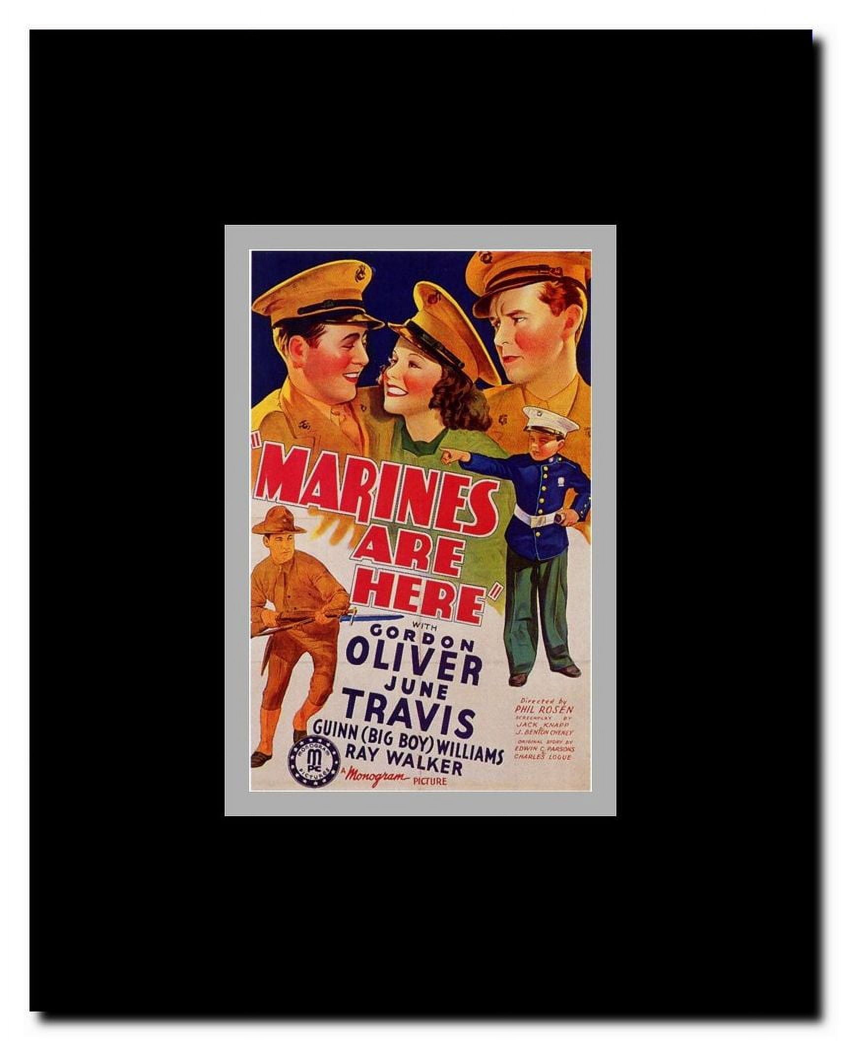 Marines Are Here Framed Movie Poster