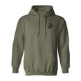 thumbnail image 1 of Marines Emblem left chest Adult Hooded Sweatshirt, 1 of 3