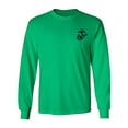 thumbnail image 1 of Marines Emblem left chest Adult Long Sleeve T-shirt, 1 of 3