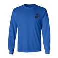 thumbnail image 1 of Marines Emblem left chest Adult Long Sleeve T-shirt, 1 of 3