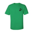 thumbnail image 1 of Marines Emblem left chest Adult Short Sleeve T-shirt, 1 of 4
