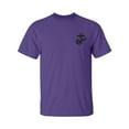 thumbnail image 1 of Marines Emblem left chest Adult Short Sleeve T-shirt, 1 of 4