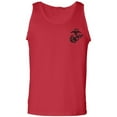 thumbnail image 1 of Marines Emblem left chest Adult Tank Top, 1 of 3