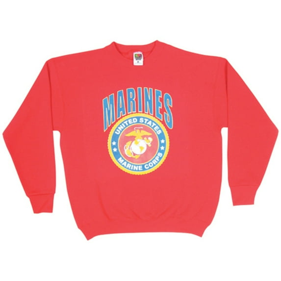 Marines Insignia Sweatshirt Red - Large
