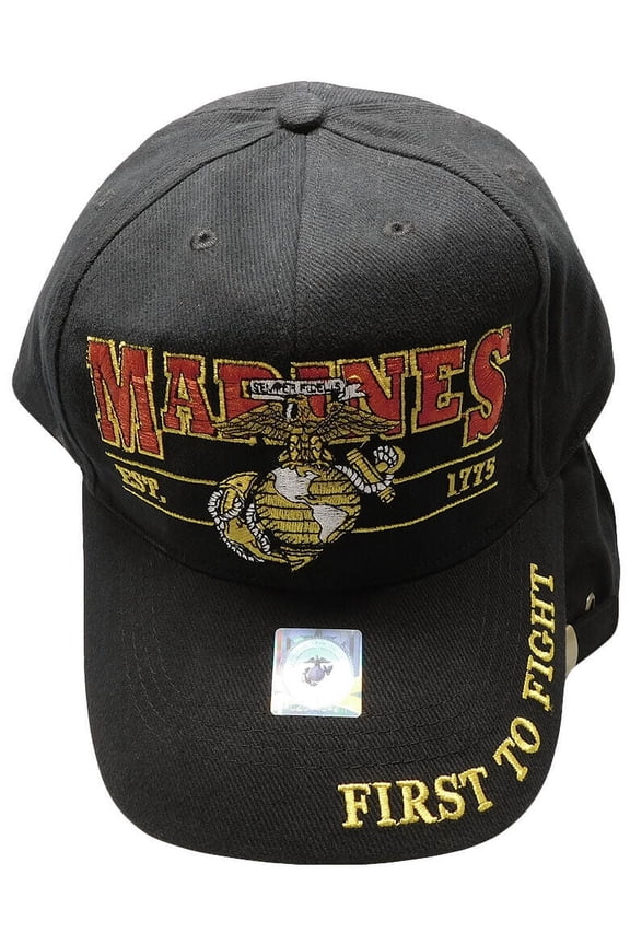 Marines Marine Corps EGA First To Fight Semper Fi 1775 Embroidered Cap Hat