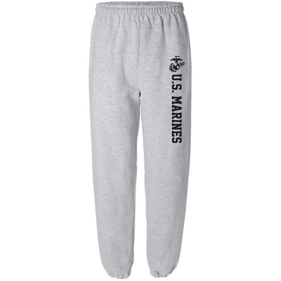 Marines Military Theme Sweat Pants with black print