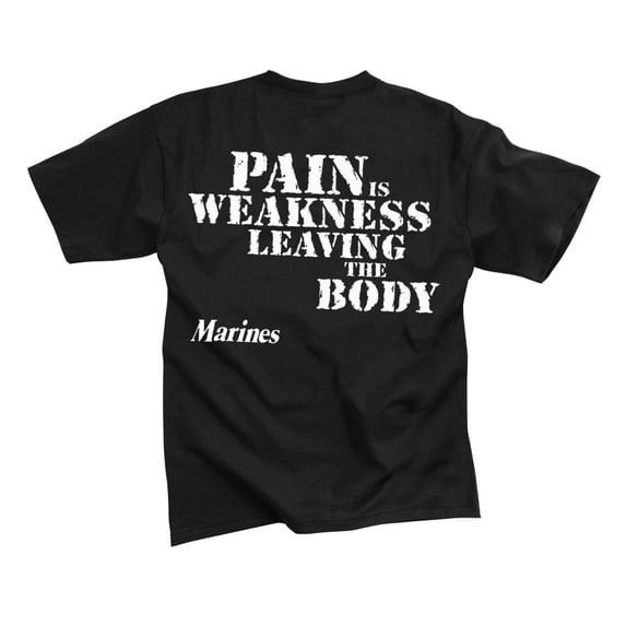 Marines "Pain is Weakness" T-Shirt