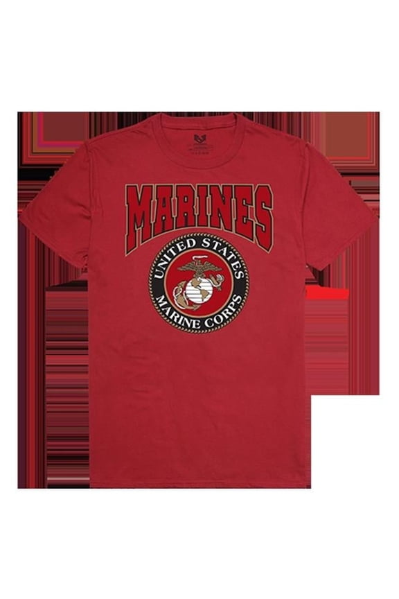 Marines Relaxed Graphic Tee - Cardinal - 2X
