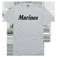 thumbnail image 1 of Marines Relaxed Graphic Tee - Heather Grey - Small, 1 of 1