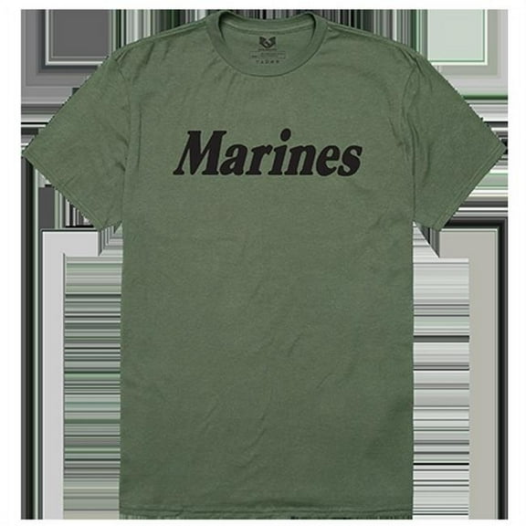 Marines Relaxed Graphic Tee - Olive - Extra Large