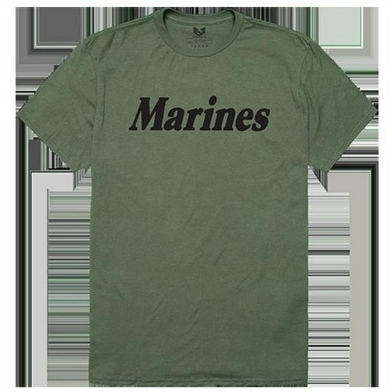 Marines Relaxed Graphic Tee - Olive - Extra Large