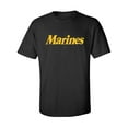 thumbnail image 1 of Marines Short Sleeve T-Shirt in Black, 1 of 4