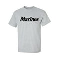 thumbnail image 1 of Marines Short Sleeve T-Shirt in gray, 1 of 4
