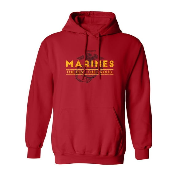 Marines The Few. The Proud. Adult Hooded Sweatshirt