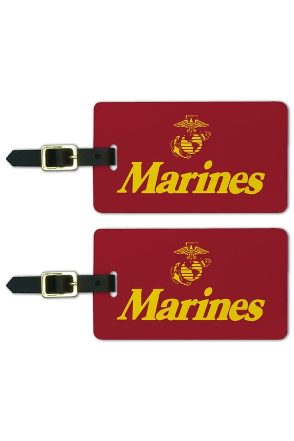 Marines USMC Luggage ID Tags Set of 2