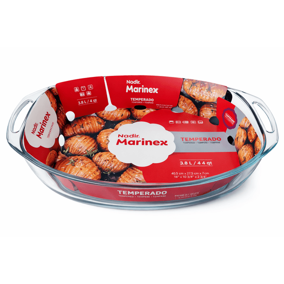 Marinex 4 Qt Tempered Glass Bake Dish