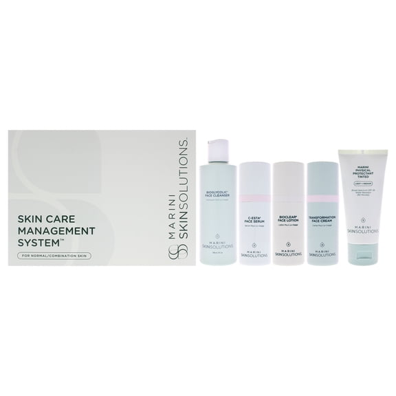 Marini SkinSolutions Skin Care Management System - Normal to Combination , 5 Pc Kit Set