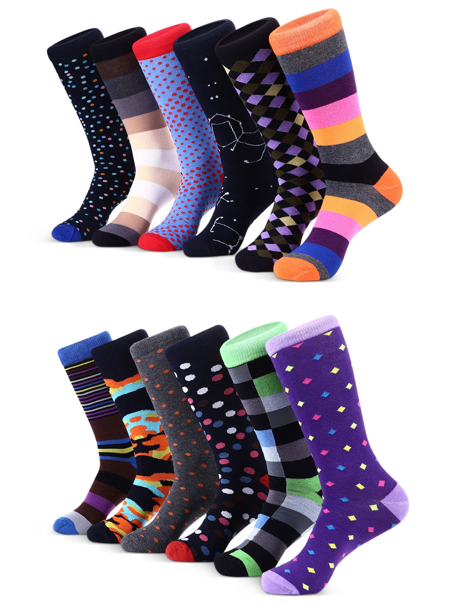 Colorful on sale dress socks
