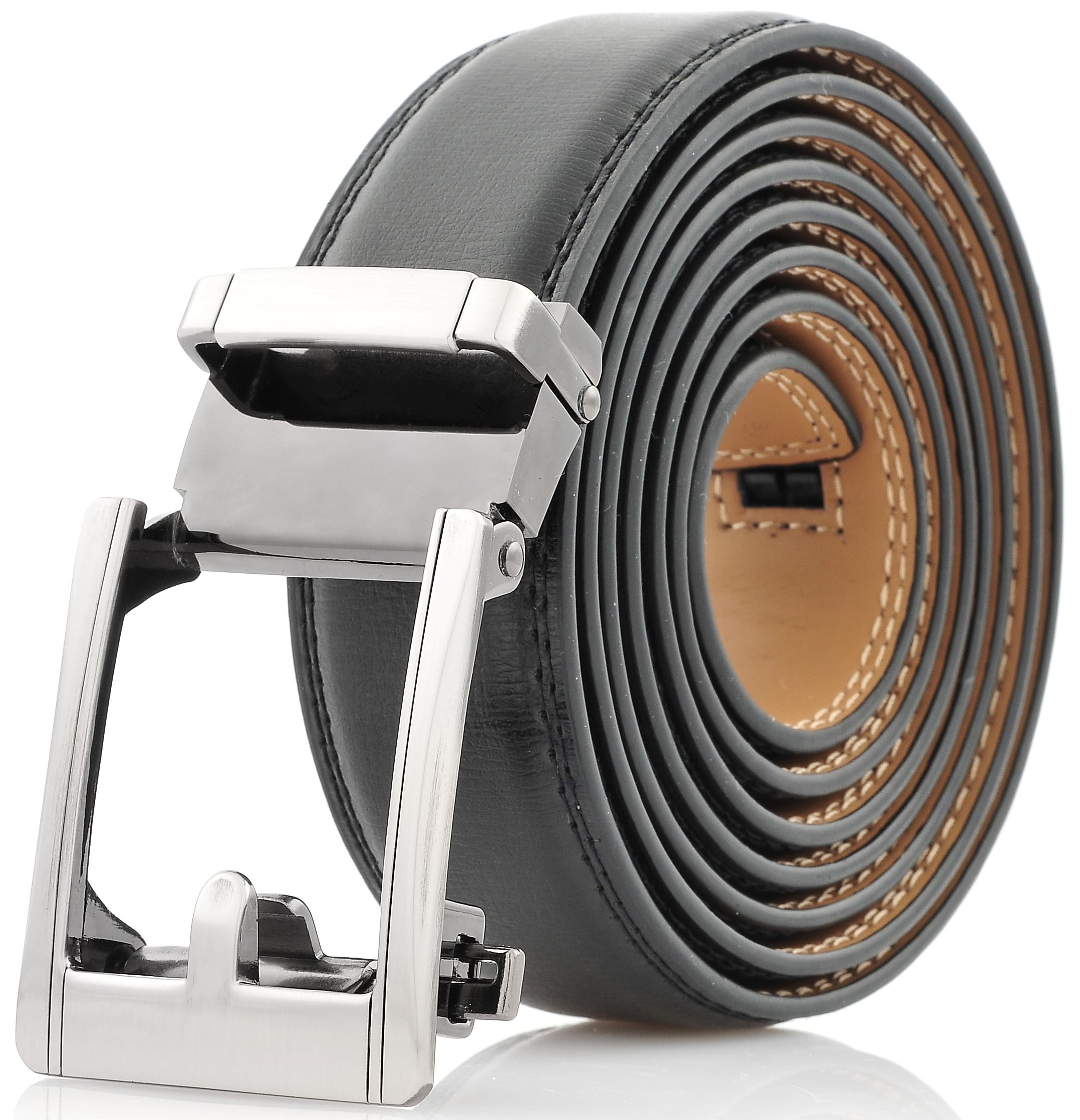 Marino Ratchet Click Belts for Men Mens Comfort Genuine Leather Dress